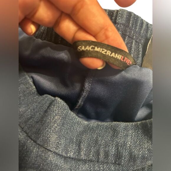 Isaac Mizrahi Live Denim Skort - Picture 14 of 16